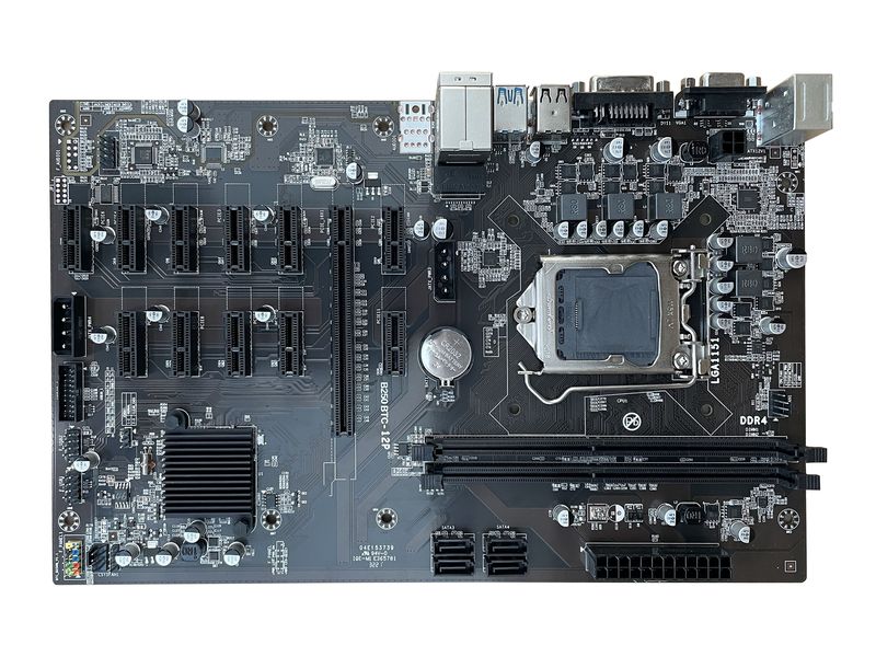 B250- 12 Slot Mining Motherboard LGA 1151