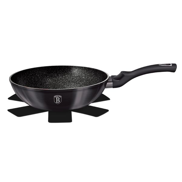 Berlinger Haus 28cm Marble Coating Wok- Carbon Pro Edition