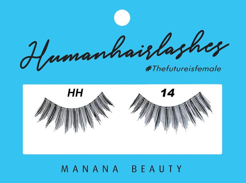 Manana Human Hair Eyelashes - Najma