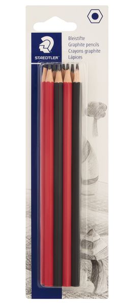 Staedtler Blacklead Woodfree Pencils HB Blister of 8