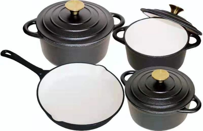 Cast Iron Pot Set 7pc