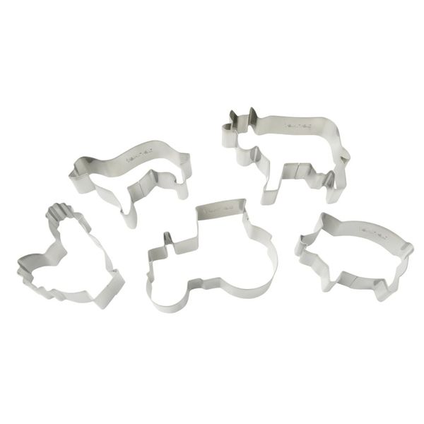 Zenker Patisserie Farm Cookie Cutters Set 5