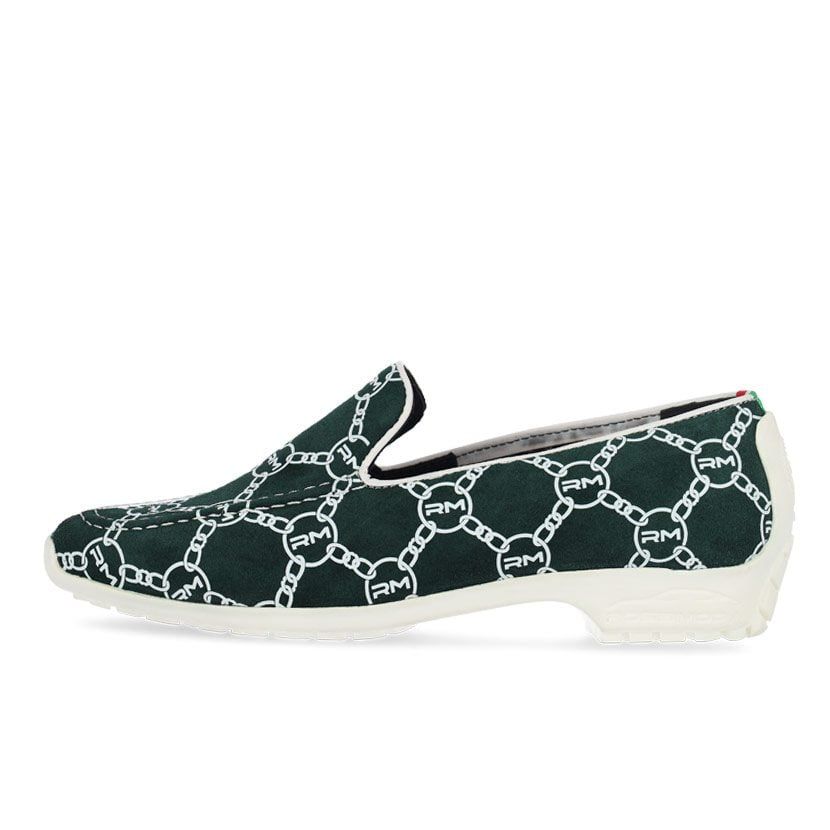 ROSSIMODA - 23S-GT900VER/CE Mens Slip On Loafers - Emerald/White | Shop ...