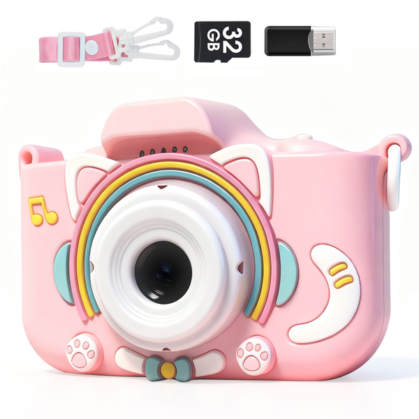 Video and Photo Mini Portable Rechargeable Digital Camera for Kids