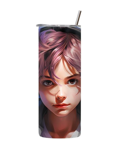Soft Pink 20 Oz Tumbler with Lid Straw Trendy Gaming Graphic Gamer Gift 168