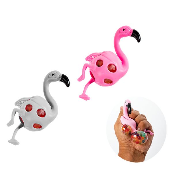 Bulk Pack x 12 Animals Squeeze Water Baby Flamingo