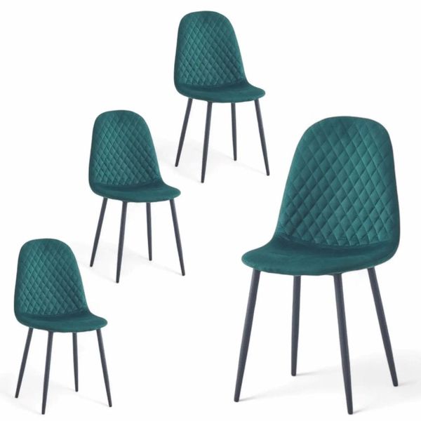 Rika Dining Chair - Green - Set of 4