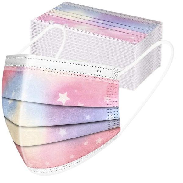 3Ply Face Masks with Cosmic Print (Adult)