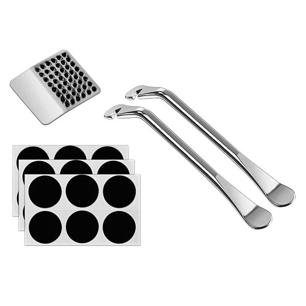 Bicycle Inner Tube Repair Kits(Tire Levers, Tyre Patches, Metal Rasp)