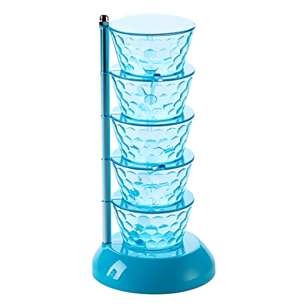 4-Tier Rotating Spice Rack - Seasoning Storage Container
