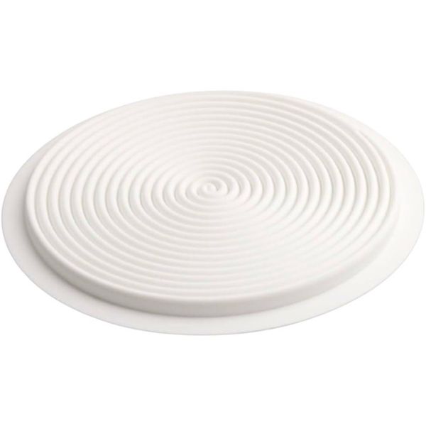 1 Piece - Spiral Design Silicone Mold for Cakes, Mousse &amp; Desserts - White