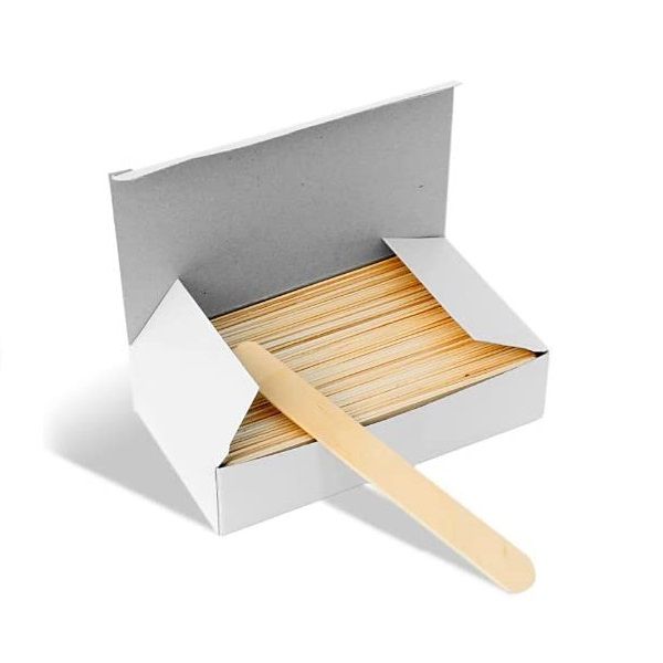 iMbali Wooden Waxing Spatulas x 100