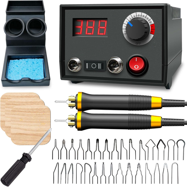 Wood Burning Kit, Digitally Adjustable Temperature Wood Burner Pen Kit