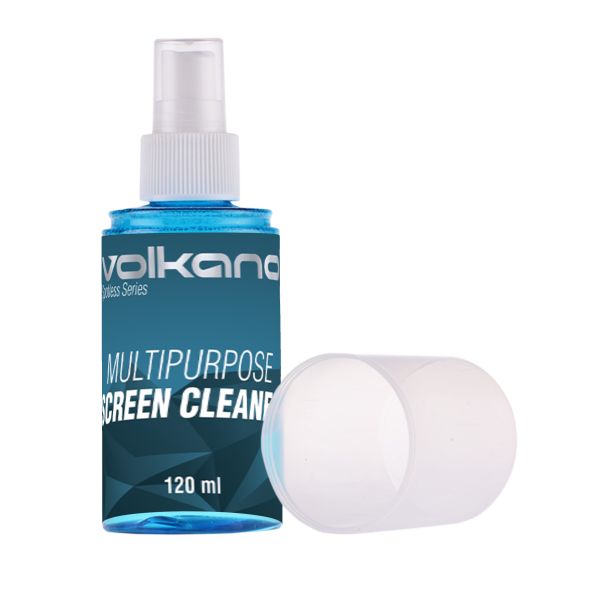 Volkano Multipurpose Screen Cleaner with Microfiber Cloth