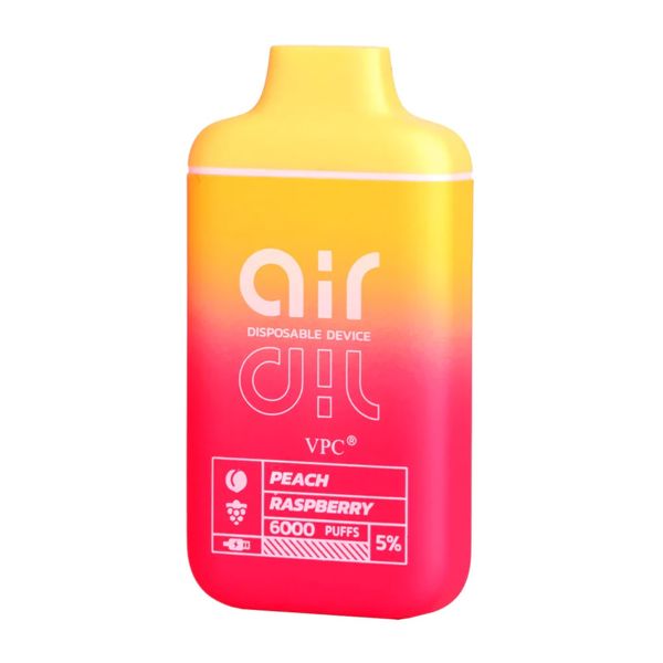 Air Disposable Vape Peach Raspberry 6000 Puffs