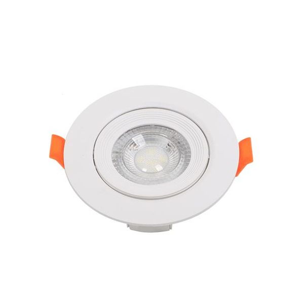 ACDC - 100-240ac 7w Cool White Adj. Led Downlight Dia 90mm
