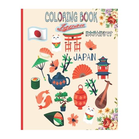 Download Coloring Book Japan Japanese Coloring Book Beautiful Coloring Designs Color And Learn About Japan Buy Online In South Africa Takealot Com