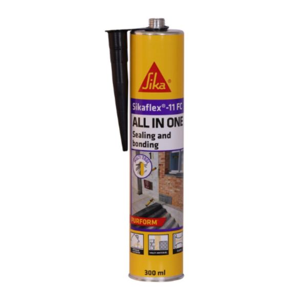 Sikaflex - All-in-One Elastic Adhesive &amp; Joint Sealant 11 FC Black - 300ml