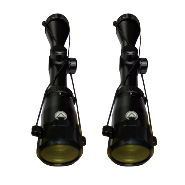 3-9X40E Tactical-grade Red-Green Dual-Optical Zoom Sight 2 Pack