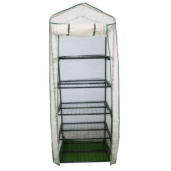 Tiered Walk-in Greenhouse 5 Shelves