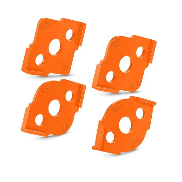 4Piece Router Corner jig Radius Templates Corner Radius Routing Template