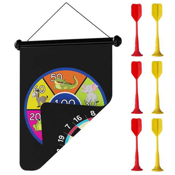 Carromco Kids' Roll-Up 2-in-1 Magnetic Dartboard - Magna