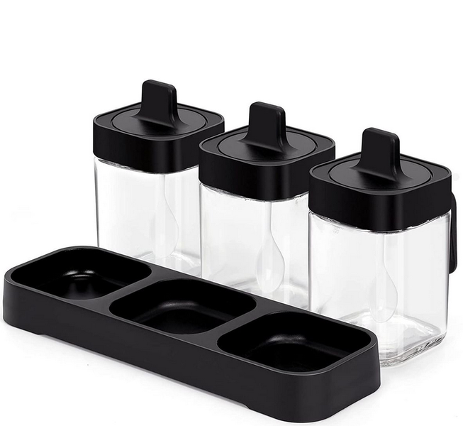 Spice Jar Rack - set of 3