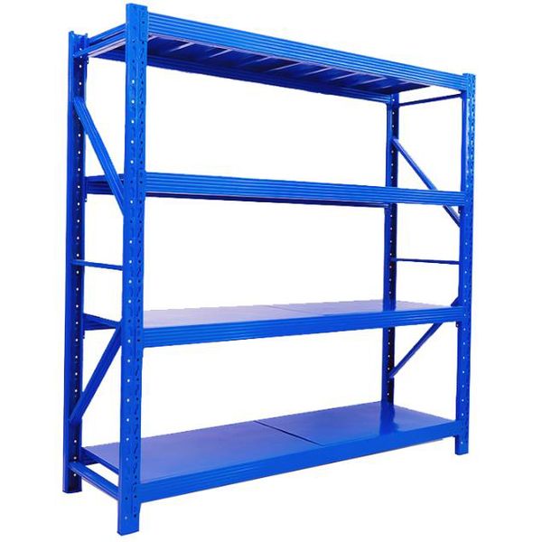 Heavy-Duty 4-Tier Steel Storage Rack
