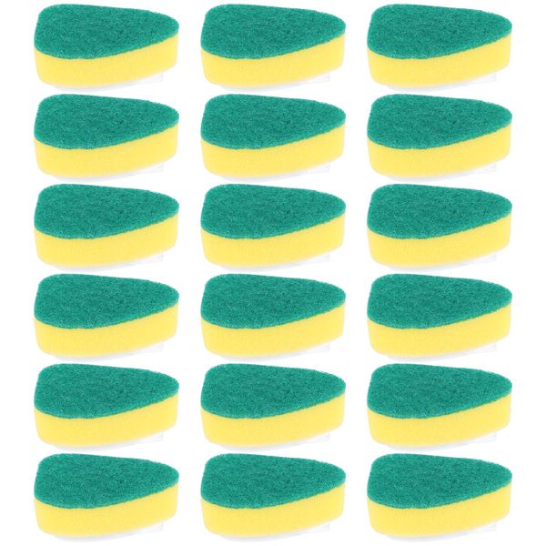 18 Pcs Dish Wand Refills Replacement Sponge Heads For Cleaning Brush