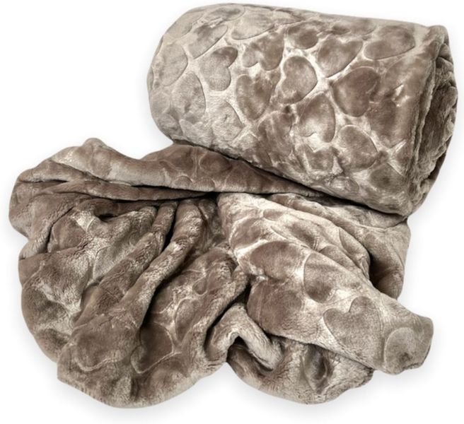 Polyester Heart All Double Fleece Blanket