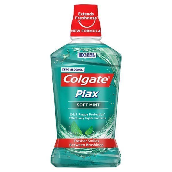 Colgate Plax Mouthwash, Soft Mint - 750ml