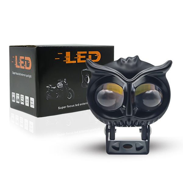 Brightgoods Dual Color Motorcycle Headlight Owl Design