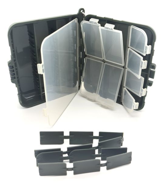 Outcast Green Folding Fishing Lure Box