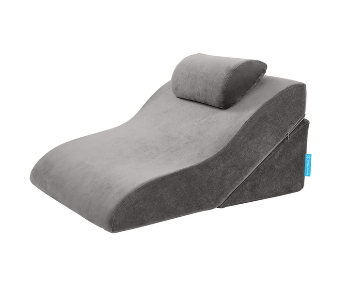 Simply Comfy Curved Adjustable Bed Wedge Pillow For, Heartburn, Acid Reflux
