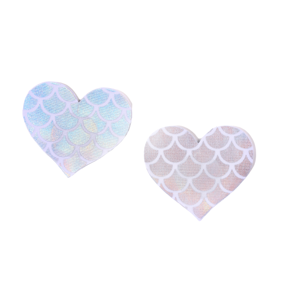 Up-Tape Ocean Charm Petals Heart Silhouette Nipple Covers - 5 Pairs Reusable Nipple Covers