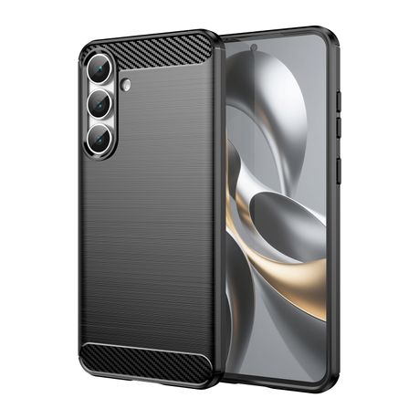 CellTime Case Compatible with Galaxy S25 FE Carbon Fiber Design Cover Image