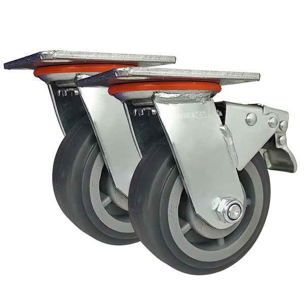 MIkaco 5-inch Swivel Caster Wheels 2 pack