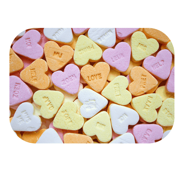 Colourful Hearts Printed Mouse Pad