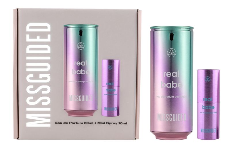 Missguided Real Babe 80ml &amp; 10ml EDP Gift Set (Parallel Import)