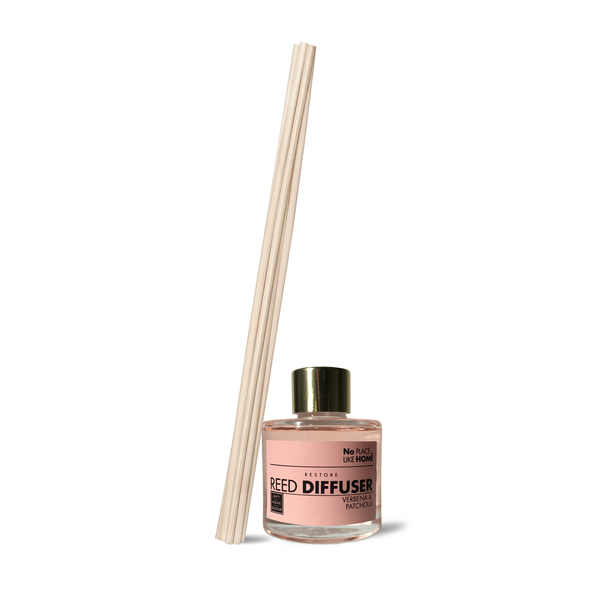 Verbena &amp; Patchouli Scent Reed Diffuser - No Place Like Home 50ml