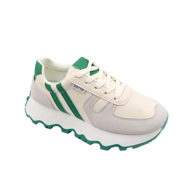 Sotto Ladies Casual Chunky Lace Up Sneaker
