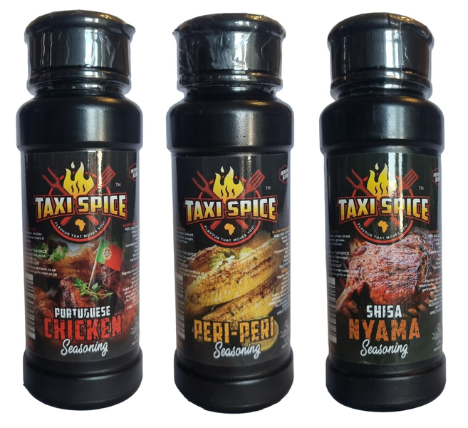 TaxiSpice - Taste of Africa Seasoning Trio - 3 x 200ml Seasoning