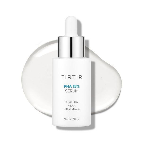 TIRTIR PHA 15% Exfoliating Serum - Smooth, Hydrate &amp; Brighten Skin 30ML