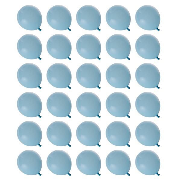 Blue Helium Balloons 30Pc image