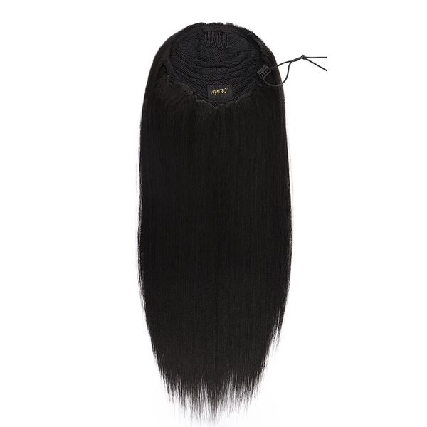 Magic Pondo Hot Sale Short Straight Synthetic Hair Pony Tail 10249S 1B#