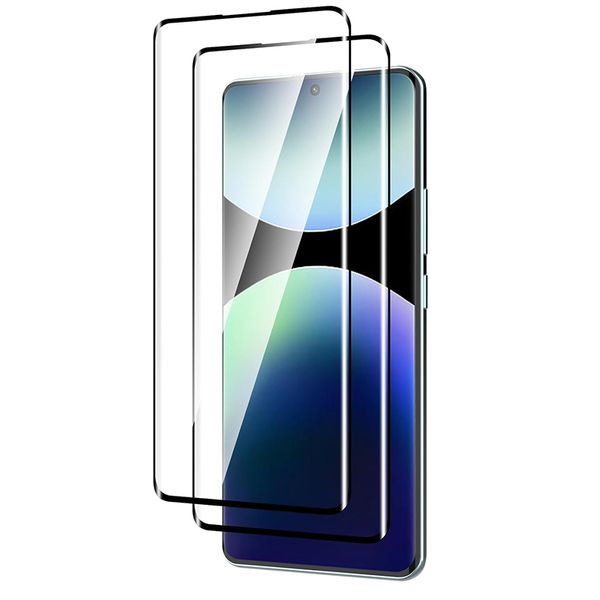2-Pack Full Glass Screen Protector Compatible With OPPO Reno13 Pro 5G