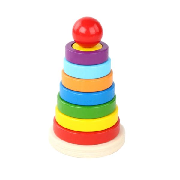 Rainbow Tower Building Block Set