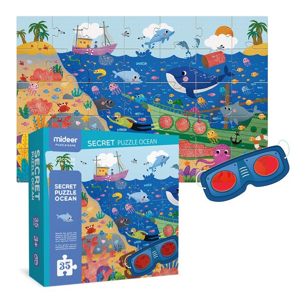 Mideer Secret Ocean Puzzle: 35 Pieces