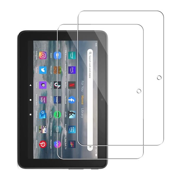 Tempered Glass Screen Protector Compatible with Amazon Fire HD 7" (2022) - 2 Pack