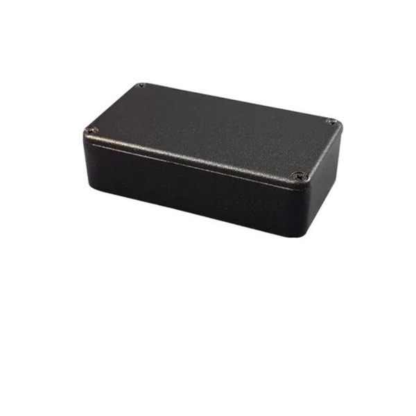 1590ABK Diecast Aluminium Enclosure - 93×39×31mm, Black, IP54 Rated